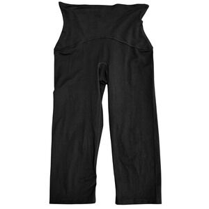 Spanx High Rise Shaping Pants Black Small S/P Slimming Leggings Tummy Control